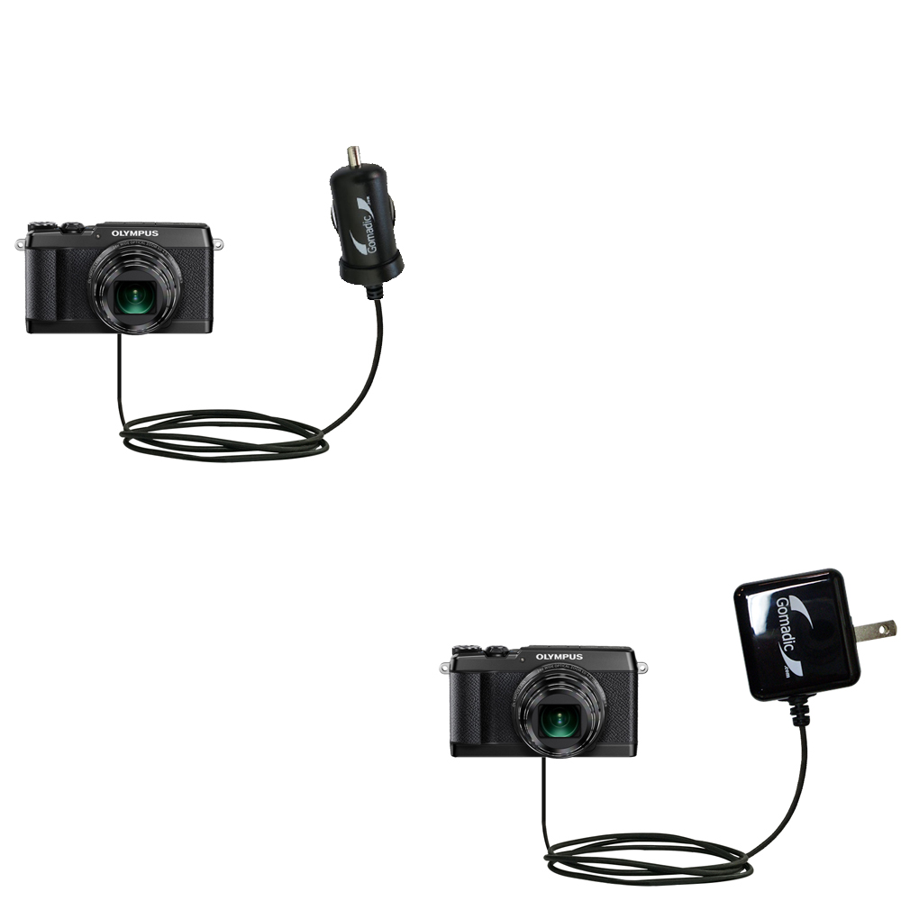 Car & Home Charger Kit compatible with the Olympus SH-2