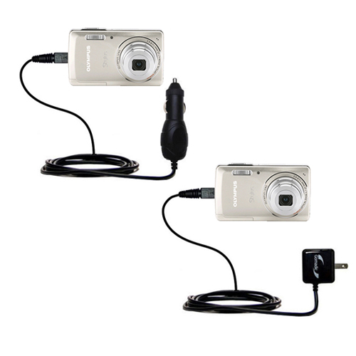 Car & Home Charger Kit compatible with the Olympus Stylus-5010 Digital Camera