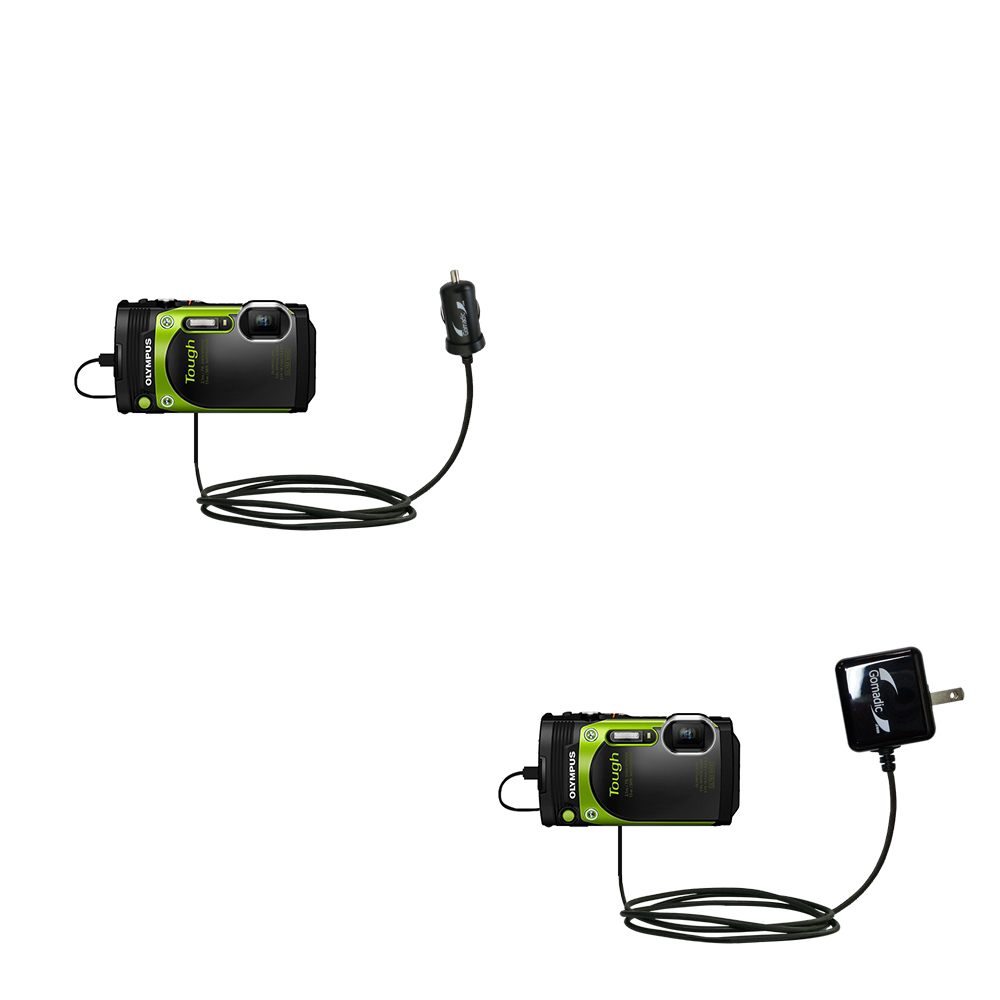 Car & Home Charger Kit compatible with the Olympus Tough TG-870