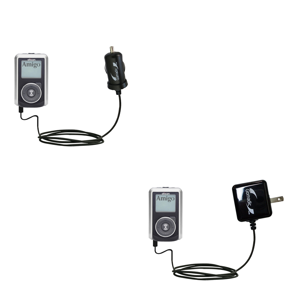 Car & Home Charger Kit compatible with the Oticon Amigo T30 / T31