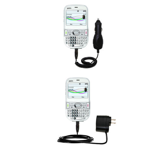Car & Home Charger Kit compatible with the Palm Treo 500 500v