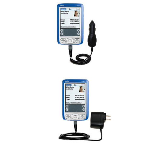 Car & Home Charger Kit compatible with the Palm palm Zire 72