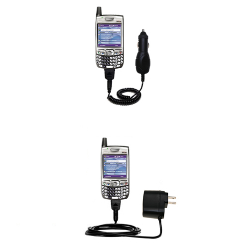 Car & Home Charger Kit compatible with the Palm Treo 700p