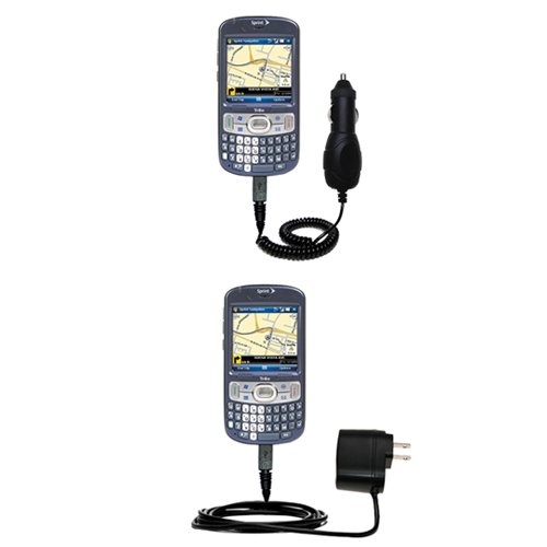 Car & Home Charger Kit compatible with the Palm Treo 800w