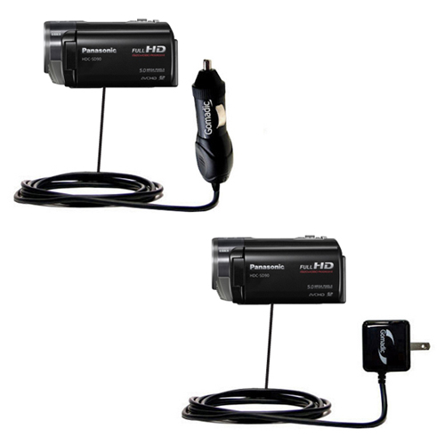 Car & Home Charger Kit compatible with the Panasonic HDC-SD90 Camcorder