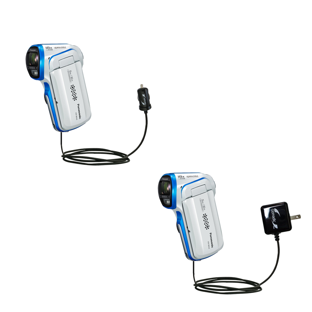 Car & Home Charger Kit compatible with the Panasonic HX-WA3