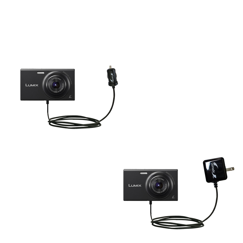 Car & Home Charger Kit compatible with the Panasonic Lumix DMC-FH10P