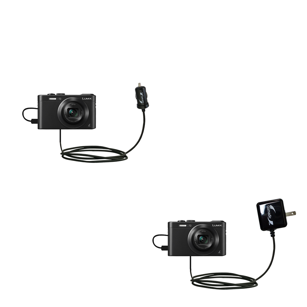 Car & Home Charger Kit compatible with the Panasonic Lumix DMC-LF1K