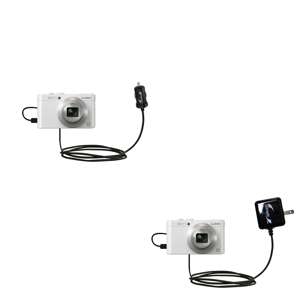 Car & Home Charger Kit compatible with the Panasonic Lumix DMC-LF1W