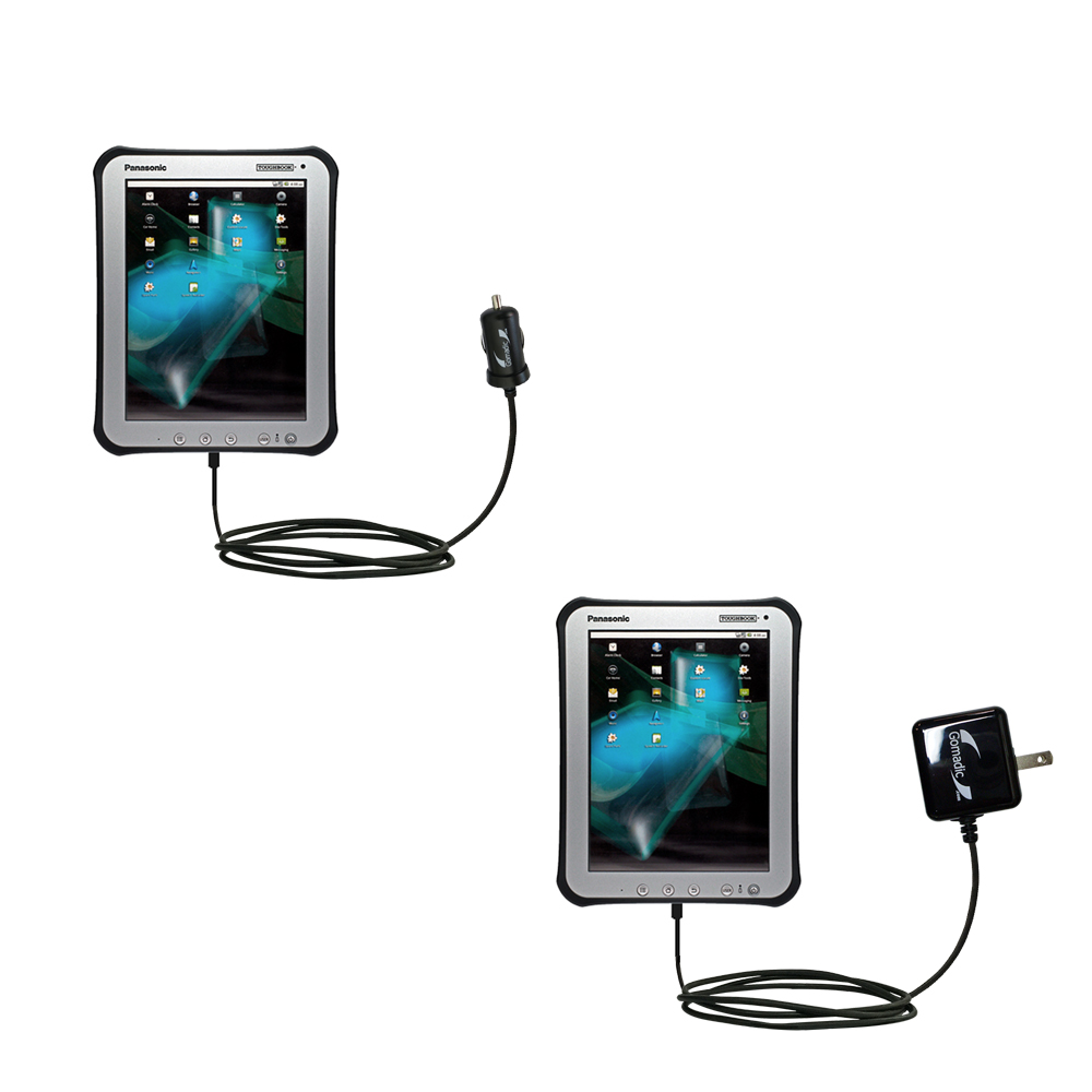 Car & Home Charger Kit compatible with the Panasonic Viera Tablet 10 7 4