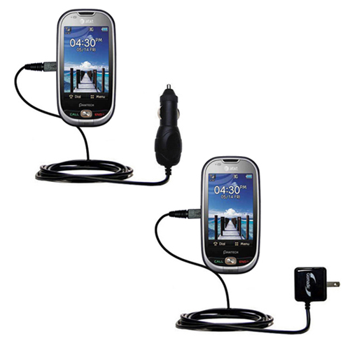 Car & Home Charger Kit compatible with the Pantech P2020