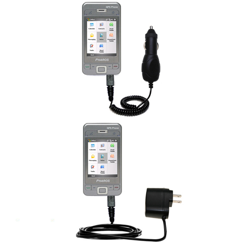 Car & Home Charger Kit compatible with the Pharos PTL600