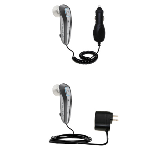 Car & Home Charger Kit compatible with the Plantronics Discovery 665