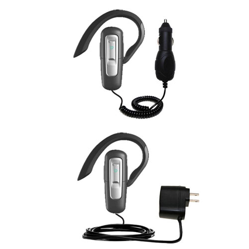 Car & Home Charger Kit compatible with the Plantronics Explorer 220