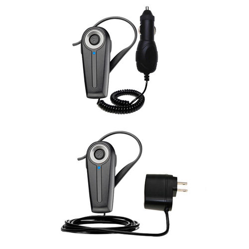 Car & Home Charger Kit compatible with the Plantronics Explorer 230