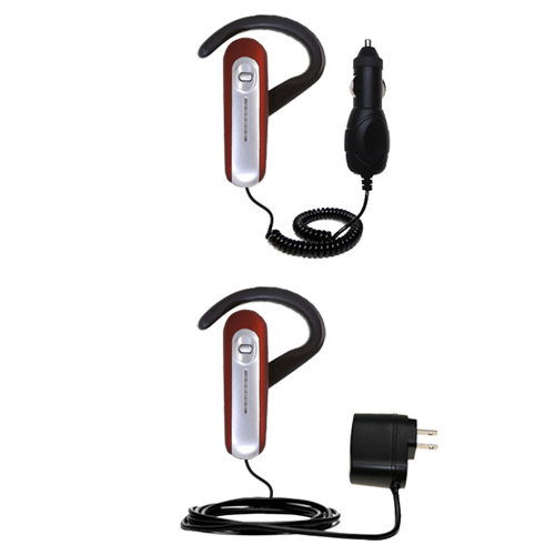 Car & Home Charger Kit compatible with the Plantronics Explorer 320