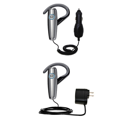 Car & Home Charger Kit compatible with the Plantronics Explorer 330