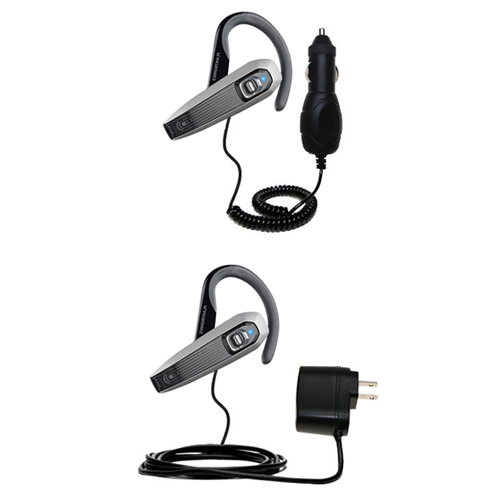 Car & Home Charger Kit compatible with the Plantronics Explorer 350