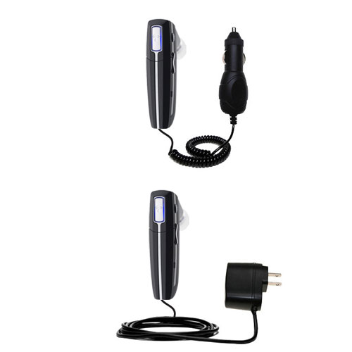 Car & Home Charger Kit compatible with the Plantronics Voyager 885
