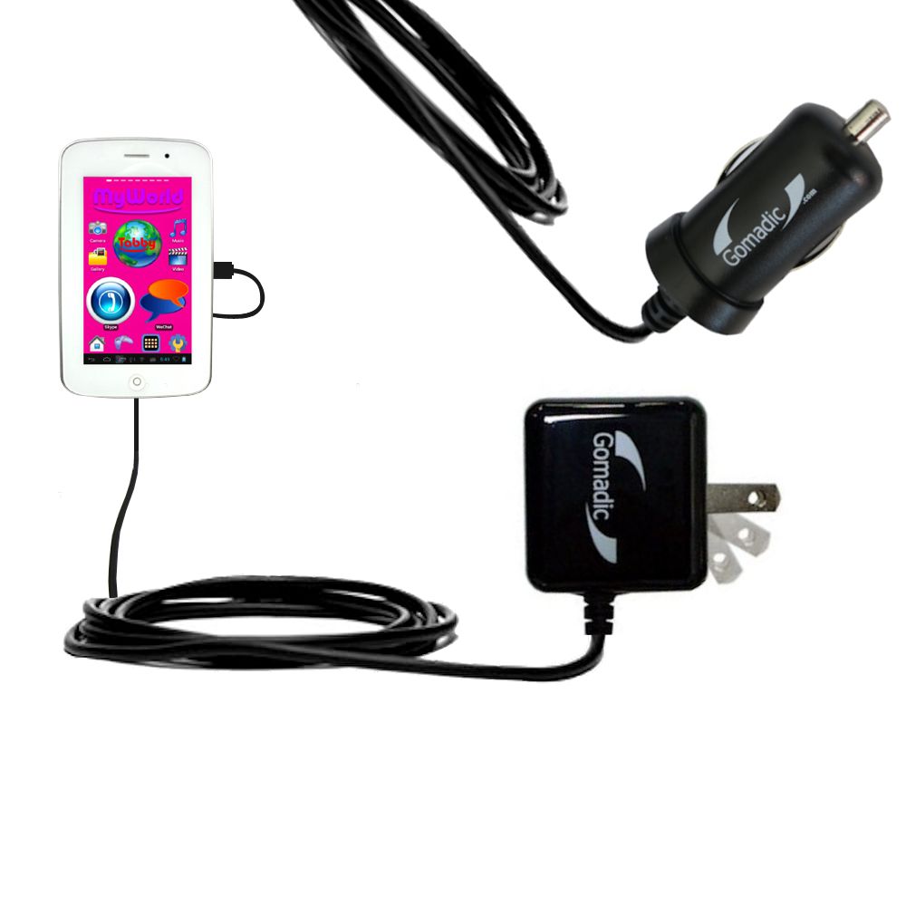 Car & Home Charger Kit compatible with the Playtime MyWorld 43111