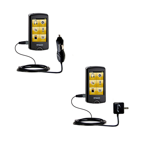 Car & Home Charger Kit compatible with the Polaroid PMP500-4