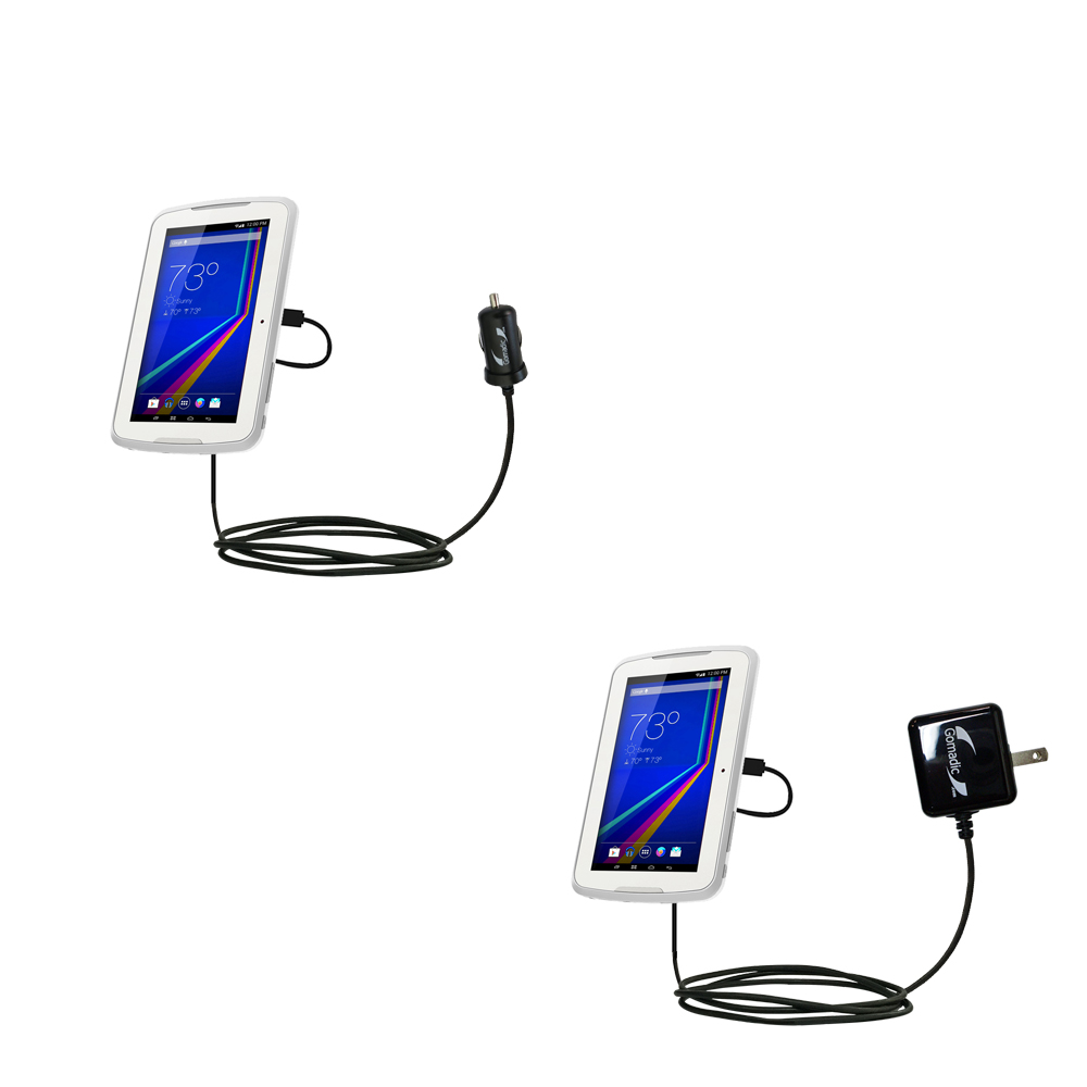 Car & Home Charger Kit compatible with the Polaroid Q8