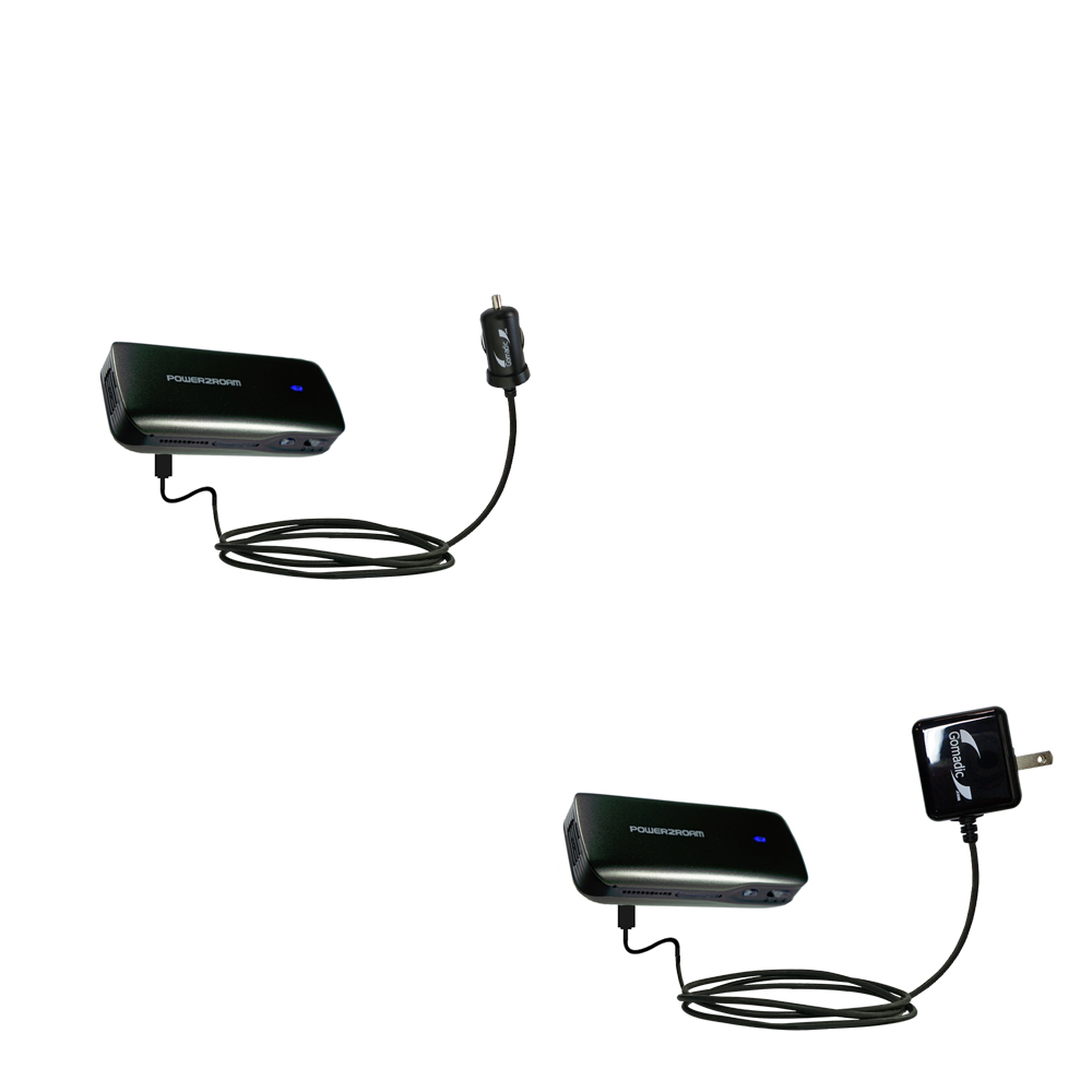 Car & Home Charger Kit compatible with the Power2Roam P2R-100