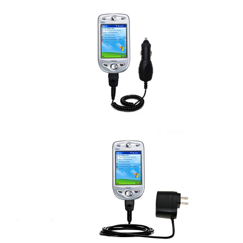 Car & Home Charger Kit compatible with the Qtek 2020