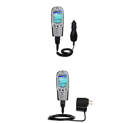 Car & Home Charger Kit compatible with the Qtek 7070