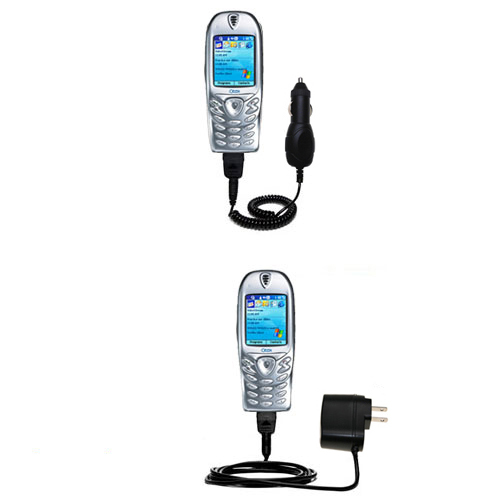 Car & Home Charger Kit compatible with the Qtek 8060