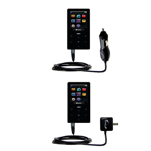 Car & Home Charger Kit compatible with the RCA M6104