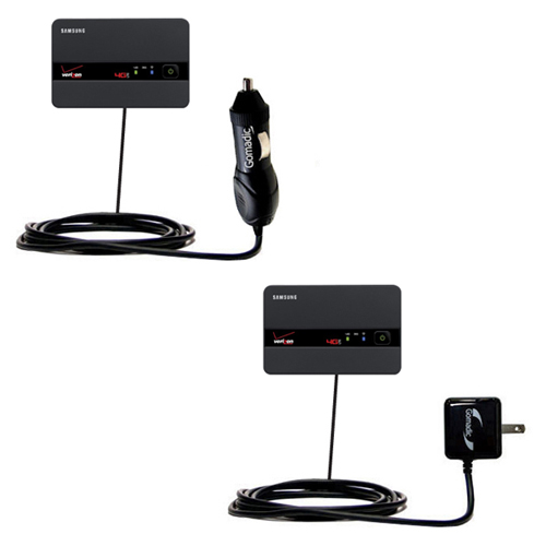 Car & Home Charger Kit compatible with the Samsung 4G LTE SCH-LC11 Hotspot