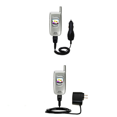 Car & Home Charger Kit compatible with the Samsung A530 A540 A580