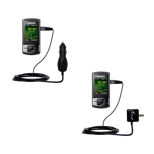 Car & Home Charger Kit compatible with the Samsung C3500