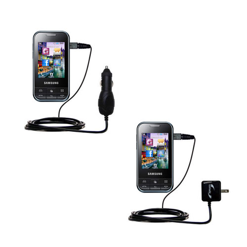 Car & Home Charger Kit compatible with the Samsung Chat 350