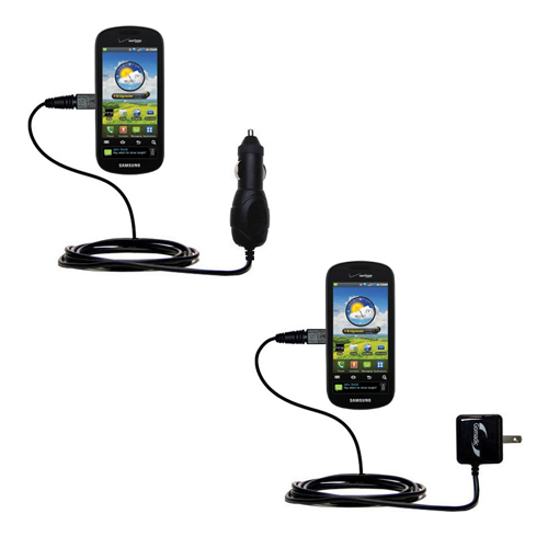 Car & Home Charger Kit compatible with the Samsung Continuum