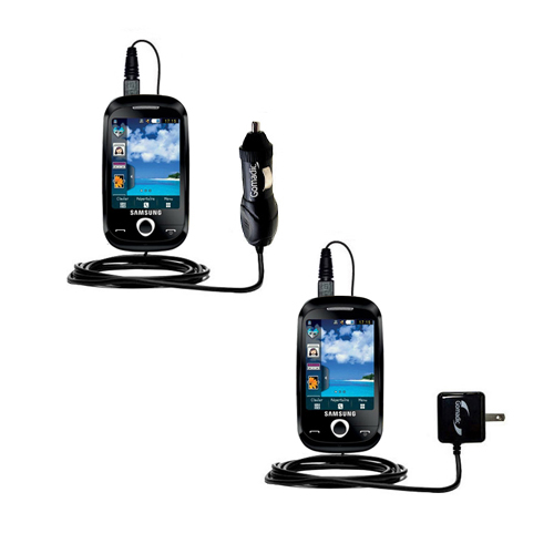Car & Home Charger Kit compatible with the Samsung Corby II