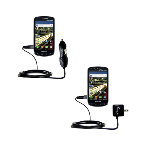 Car & Home Charger Kit compatible with the Samsung Droid Charge