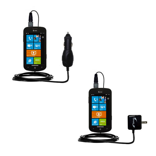 Car & Home Charger Kit compatible with the Samsung Focus