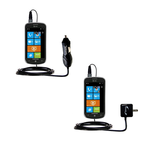 Car & Home Charger Kit compatible with the Samsung Focus S / 2