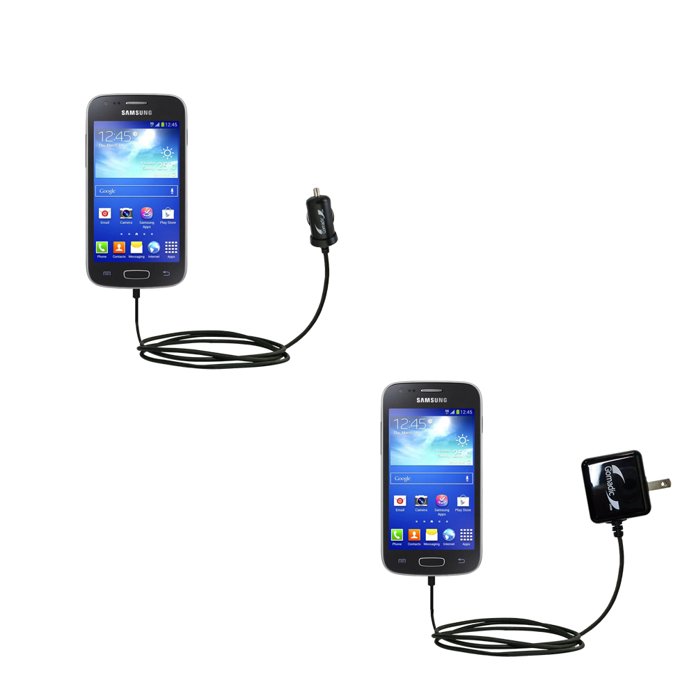 Car & Home Charger Kit compatible with the Samsung Galaxy Ace 3