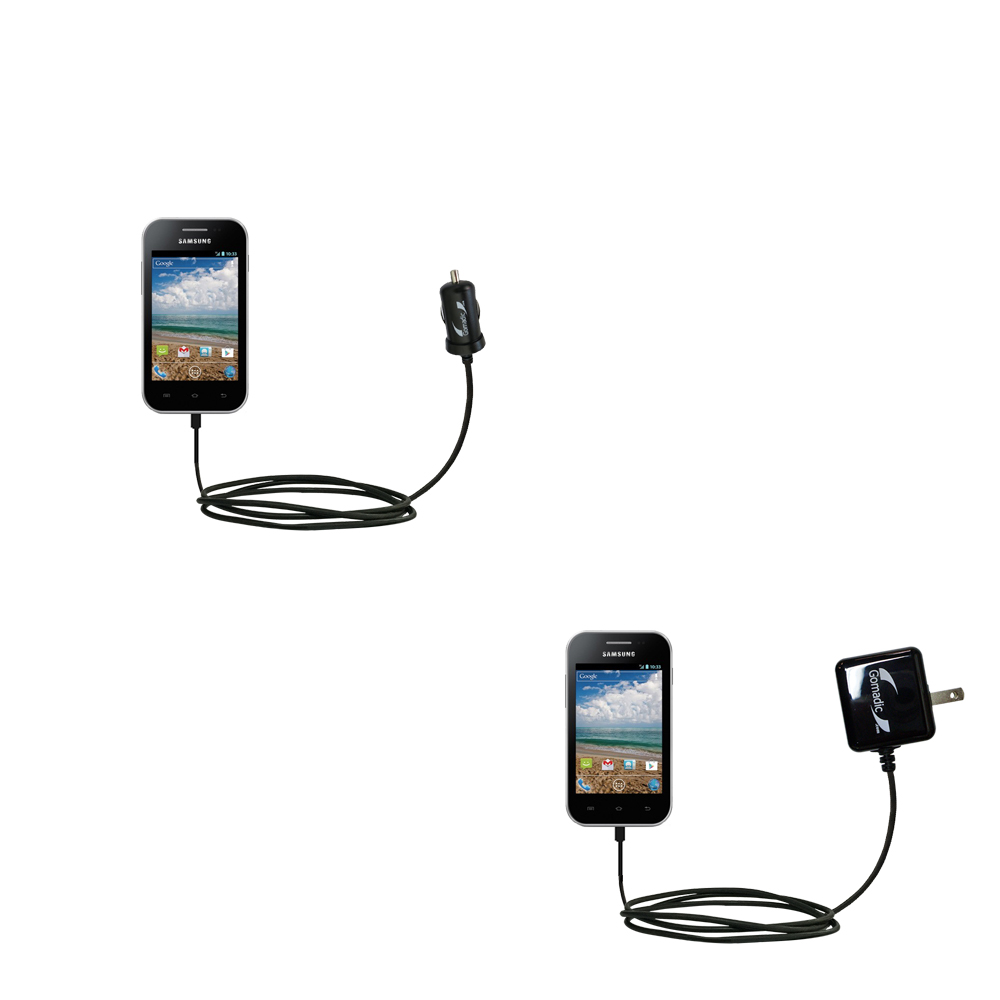 Car & Home Charger Kit compatible with the Samsung Galaxy Discover