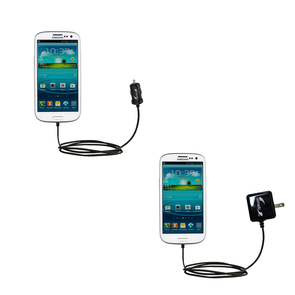 Car & Home Charger Kit compatible with the Samsung Galaxy Exhibit