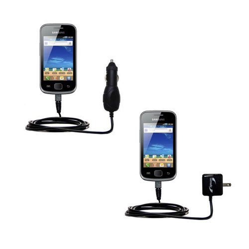 Car & Home Charger Kit compatible with the Samsung Galaxy Gio