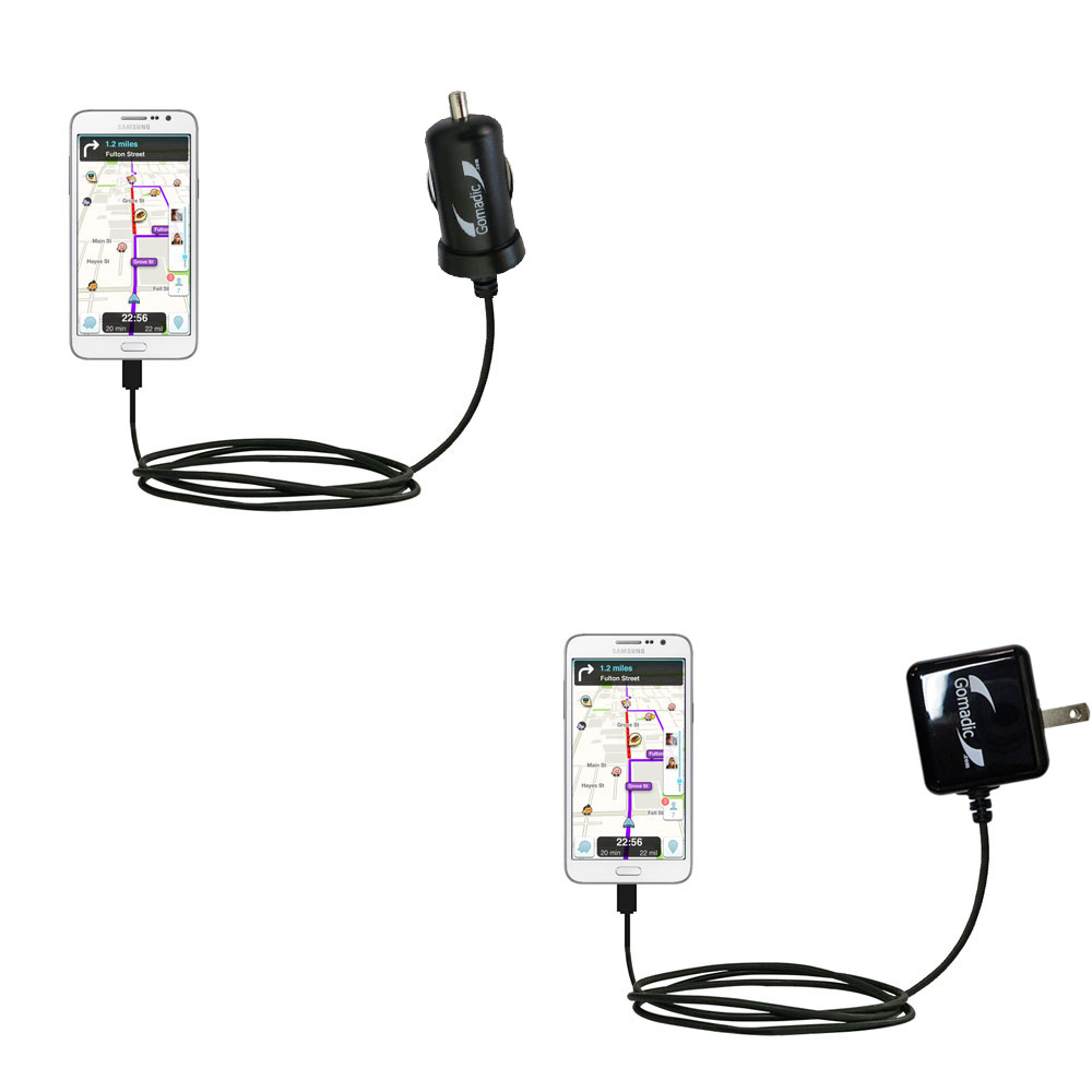 Car & Home Charger Kit compatible with the Samsung Galaxy Grand Max