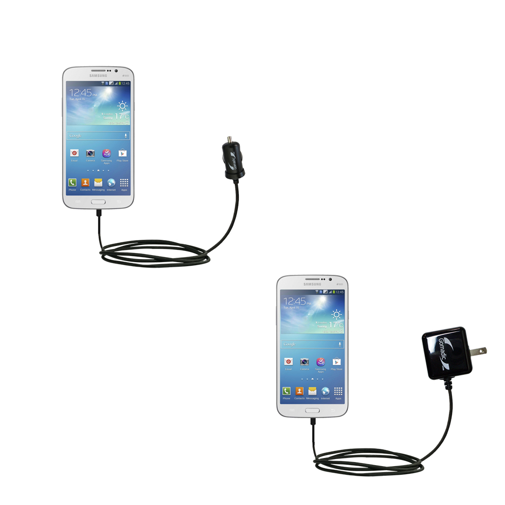 Car & Home Charger Kit compatible with the Samsung Galaxy Mega 5-8 / 6-3