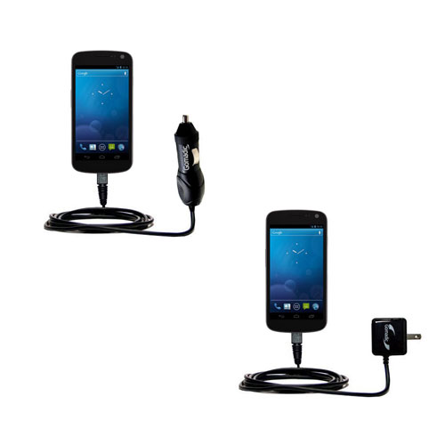 Car & Home Charger Kit compatible with the Samsung Galaxy Nexus CDMA