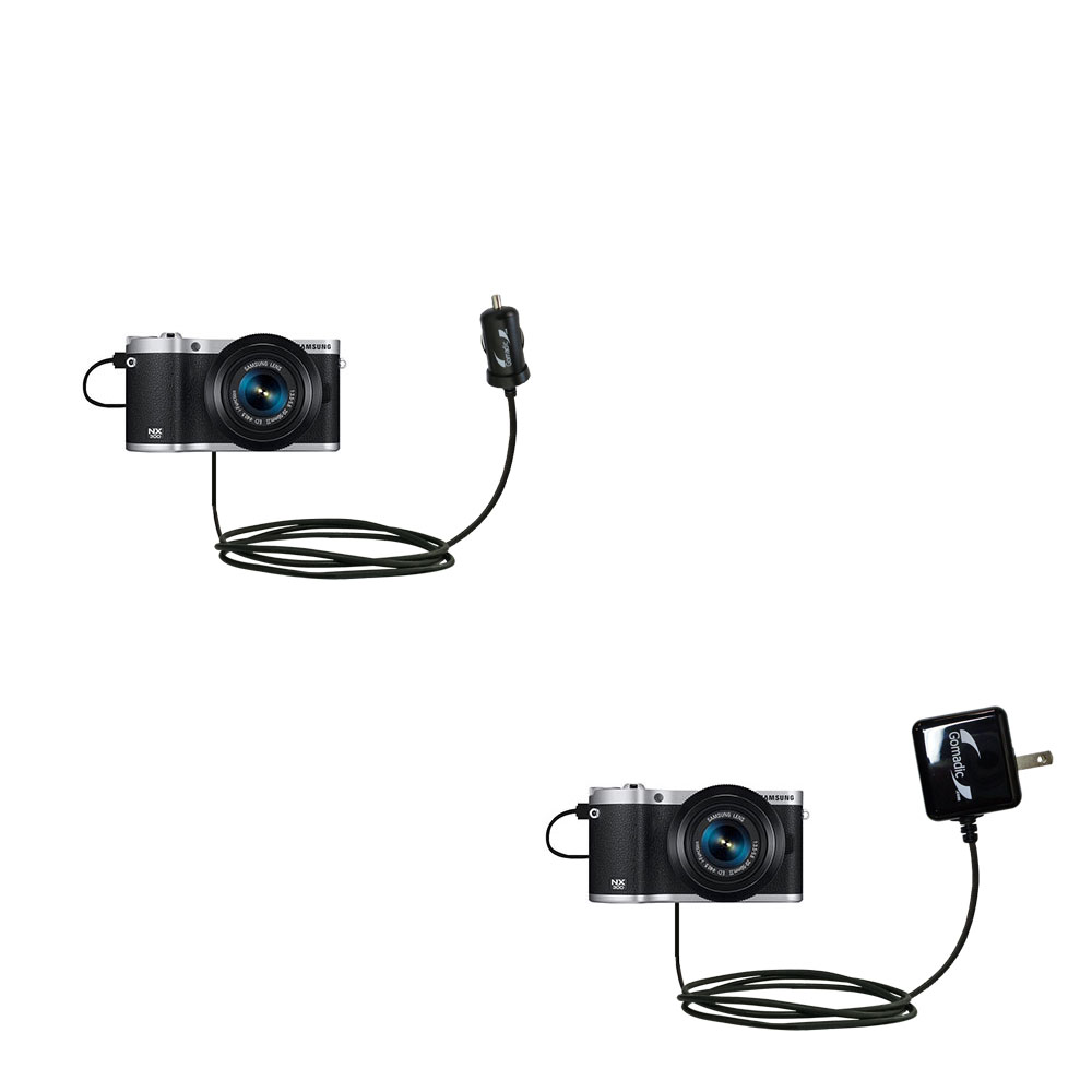 Car & Home Charger Kit compatible with the Samsung Galaxy NX300