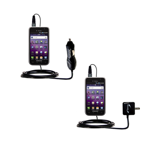 Car & Home Charger Kit compatible with the Samsung Galaxy S 4G