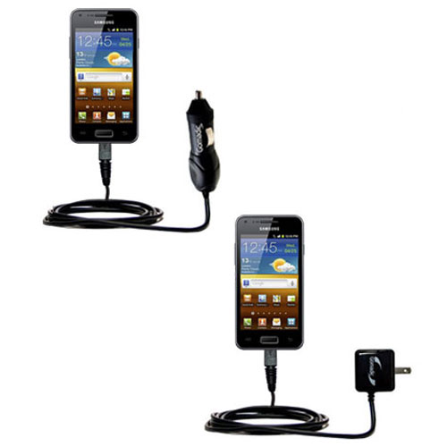 Car & Home Charger Kit compatible with the Samsung Galaxy S Advance